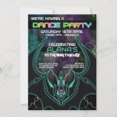 ノバ ドラゴン グロー パーティー 招待状 (正面)