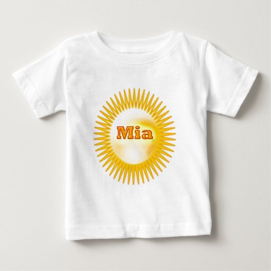 ノビノエレガント文字 ベビーTシャツ (正面)