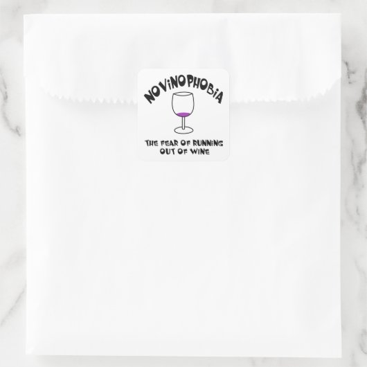 ノビフォビア空のガラス スクエアシール (バッグ)