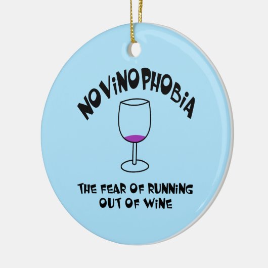 ノビフォビア空のガラス セラミックオーナメント (左)