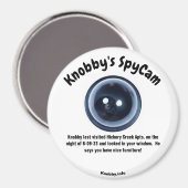 ノビーのSpyCam Hickory Creek Apts.おもしろい冷蔵庫 マグネット (正面/裏面)