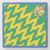 ノビールコントラダデルブルコ（キャタピラー）パリオ ストーンコースター (正面)