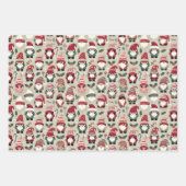 ノピーキング図解入りの、写真付きの格言クリスマスホリデー ラッピングペーパーシート (正面2)