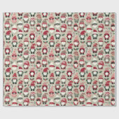 ノピーキング図解入りの、写真付きの格言ホリデーギフトラップ ラッピングペーパー (フラット)