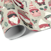 ノピーキング図解入りの、写真付きの格言ホリデーギフトラップ ラッピングペーパー (ロールコーナー)