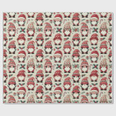 ノピーキング図解入りの、写真付きの格言ホリデーギフトラップ ラッピングペーパー (フラット)