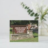 ノブクリークタバーン，アブラハムリンカーンズ生誕NHS ポストカード (スタンド正面)