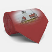 ノブスカポイントライトハウスタイ ネクタイ (ロール)