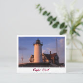 ノブスカライトハウスケープコッドウッズホールファルマス ポストカード (スタンド正面)