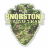 ノブストーントレイル(矢印) シール (正面)