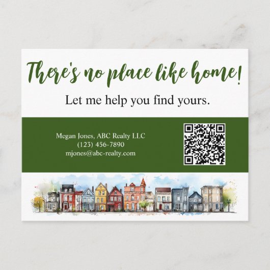 ノプレイスライクホームエステートグリーン実在マーケティング ポストカード (正面)