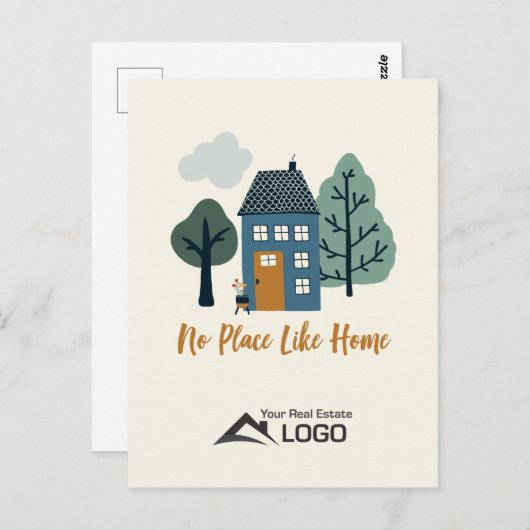 ノプレイスライクホームスカンジナビアカスタムエテ実在ート ポストカード (正面/裏面)