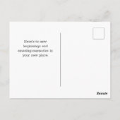 ノプレイスライクホームスカンジナビアカスタムエテ実在ート ポストカード (裏面)