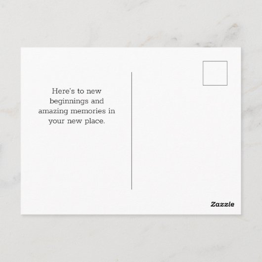 ノプレイスライクホームスカンジナビアカスタムエテ実在ート ポストカード (裏面)