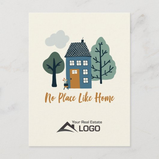 ノプレイスライクホームスカンジナビアカスタムエテ実在ート ポストカード (正面)
