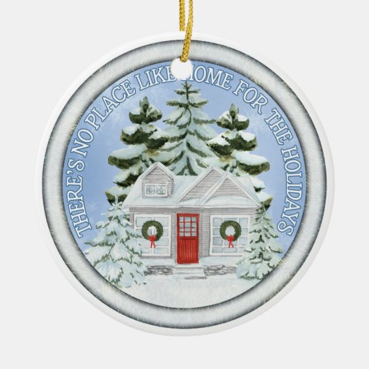 ノプレイスライクホームフォーザホリデーズ セラミックオーナメント (正面)