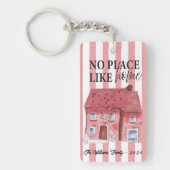 ノプレイスライクホームワンキーハウスアクリルキーチェーン キーホルダー (正面)