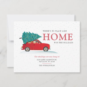 ノプレイスライクホーム引っ越しましたクリスマスホリデイ 案内状