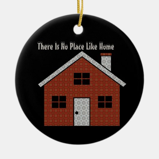 ノプレイスライクホーム セラミックオーナメント (正面)