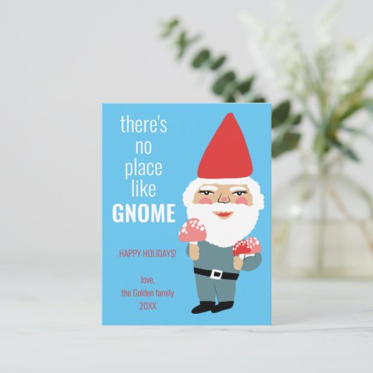 ノプレイスライク格言かわいいキノコカスタムの休日 ポストカード (スタンド正面)