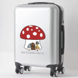 ノプレイスライク格言ノプレイスライクホームキノコ14 シール