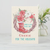 ノプレイスライク格言フォーザホリデーズホリデーカード シーズンカード (スタンド正面)