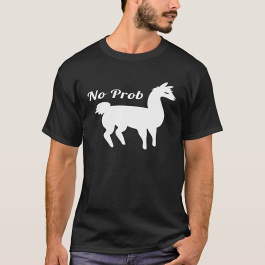 ノプロブラマおもしろい Tシャツ (正面)