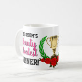 ノベルティおもしろいこの部屋の美しいコンテストの勝者 コーヒーマグカップ (正面左)