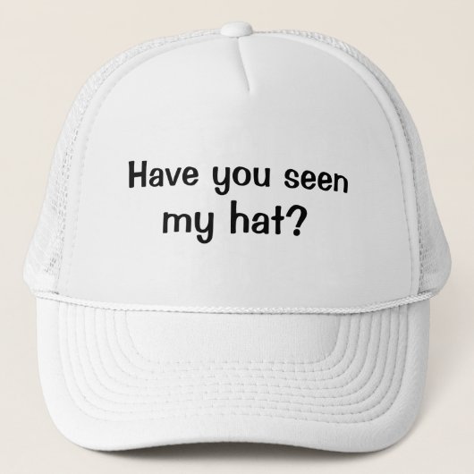 ノベルティおもしろいの野球を見た キャップ (正面)