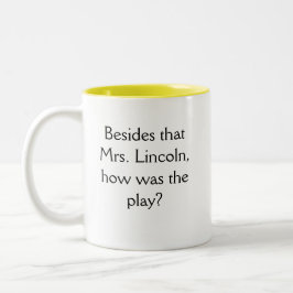 ノベルティおもしろいはリンカーン夫人の他にも ツートーンマグカップ