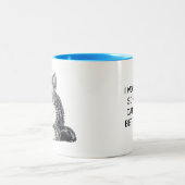 ノベルティおもしろいは猫の懸命を担当している ツートーンマグカップ (中央)