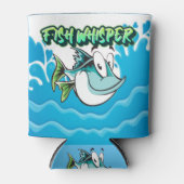 ノベルティおもしろいギフトジョーク魚声 缶クーラー (正面)