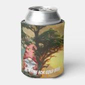 ノベルティおもしろいギフト飲み物タイム格言クーラーボックス 缶クーラー (缶正面)