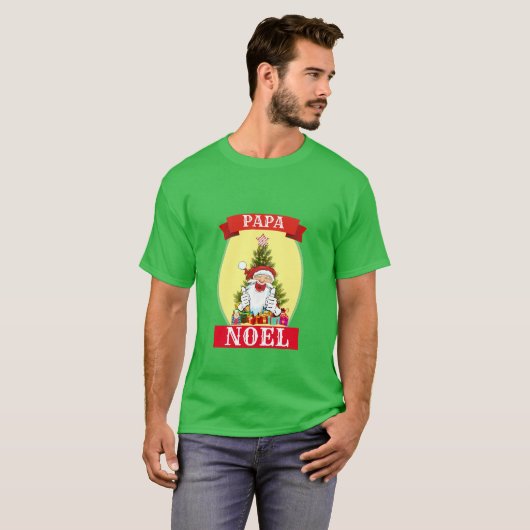 ノベルティおもしろいクリスマスパノエル Tシャツ (正面フル)