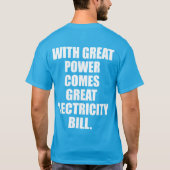 ノベルティおもしろいシャツ Tシャツ (裏面)