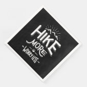 ノベルティおもしろいハイキングTシャツハイキングより心配が少ない (コーナー)