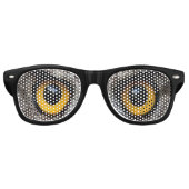 ノベルティおもしろいハローウィンパーティフクロウ目 レトロサングラス (正面)