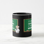 ノベルティおもしろいパラノイア陰謀理論家引用文 マグカップ (中央)