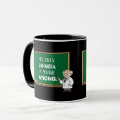 ノベルティおもしろいパラノイア陰謀理論家引用文 マグカップ (正面左)
