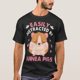 ノベルティおもしろいモルモット引用文for a Guinea lover Tシャツ
