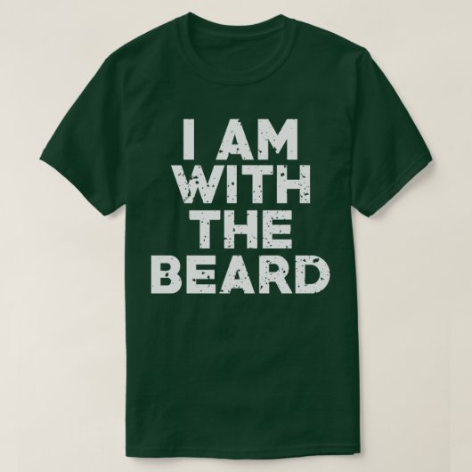 ノベルティおもしろいユーモア私は顎鬚を持っている1 Tシャツ (デザイン正面)