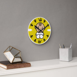 ノベルティかわいい新生児プレゼント ラウンド壁時計