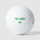 ノベルティことわざゴルフボール ゴルフボール (正面)