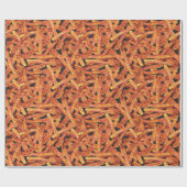 ノベルティのギフト肉ベーコンの包装紙 ラッピングペーパー (フラット)