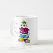 ノベルティのクリスマスくま コーヒーマグカップ (正面左)