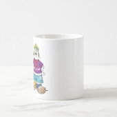ノベルティのクリスマスくま コーヒーマグカップ (中央)