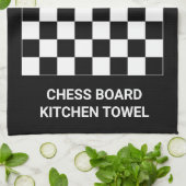 ノベルティのチェス盤の台所タオルのギフトのアイディア キッチンタオル (折り畳み)