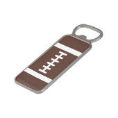 ノベルティのフットボール マグネット栓抜き (アングル)