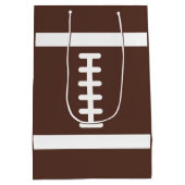 ノベルティのフットボール ミディアムペーパーバッグ (裏面)