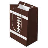 ノベルティのフットボール ミディアムペーパーバッグ (裏面アングル)